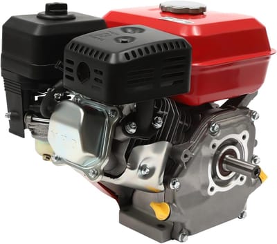 Benzinemotor 4-takt - Industriële aandrijfmotor - Apparaten aandrijven - Luchtgekoeld met laag oliepeil - 4 kW 75 pk - Rood