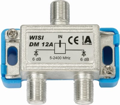 Wisi DM 12 A Kabelsplitter Zilver