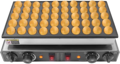 Apparaat Poffertjes - Wafelmaker Apparaat - Snelle Snacks Maken - 50 Non-Stick Gaten - 54 x 29 x 16.5 cm