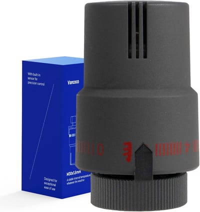 Thermostaatkop Radiatorventiel M30 x 1.5 mm - Frostbescherming - Eenvoudige installatie - SnelShoppen