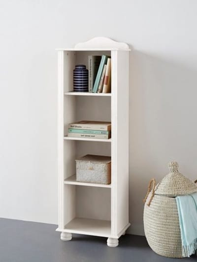 Mette Boekenkast met 4 Open Vakken - Massief Grenenhout - 45 x 30 x 140 cm