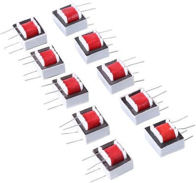 Dailygoods - Audio Isolation Transformer - 600 Ohm - Hoge efficiëntie - 10 stuks - Geluidsisolatie - Perfect voor audio-installaties - EI14 model
