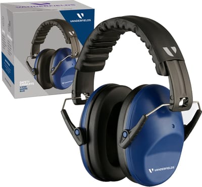 Vanderfields Gehoorbescherming Kinderen - Gehoorbeschermers Kinderen - Oorkappen Kinderen - 3-16 jaar - 26dB - Donker Blauw - V-Star