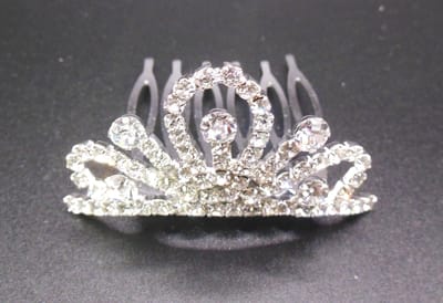 Tiara klein kroontje met strass #2