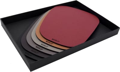NOOBLU Gift set PEBL onderzetters - Multicolour set van 6 - Multicolour