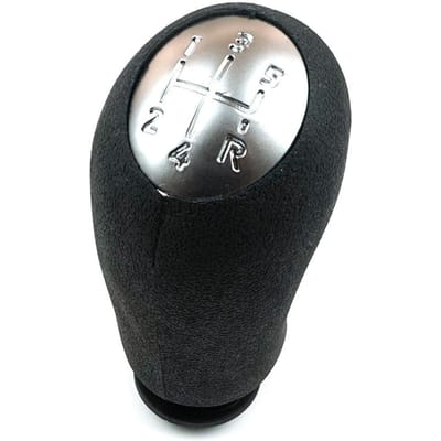 Bouton de Levier de Vitesse 5 Vitesses BSP542 Chrome Noir pour Renault Clio MK3 Scenic Kangoo Megane Laguna 2 Sandero Dokker 8200079112