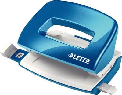 Leitz WOW Mini Perforator - Tot 10 Vel - Voor Thuis - Blauw