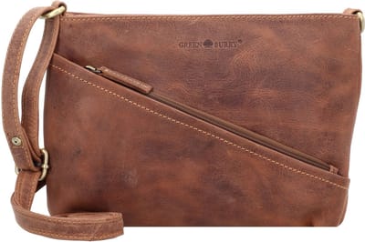 GREENBURRY schoudertas Vintage Crossbody Bag Brown bruine