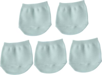 5 Paar Voorvoet Sokken voor Dames – Groen – Zomer Half Sokken in Effen Candy Kleuren, Onzichtbare Teen- en Hielbeschermers van Ademend Katoen voor Hakken en Open Schoenen