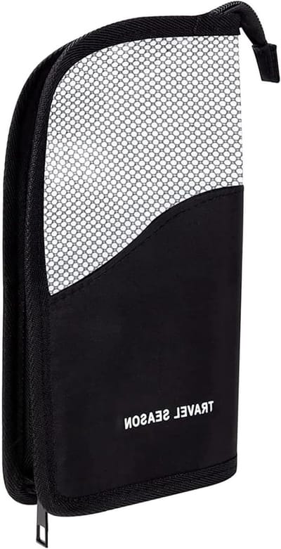 Multifunctionele Make-up Borstel Organizer - Waterdichte Reistas met Zipper voor Cosmetica en Penselen, Ideaal voor Reizen en Thuisgebruik
