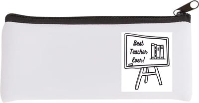 Akyol - best teacher ever Etui - Juf - meester - juf en meester - 20 bij 9 cm