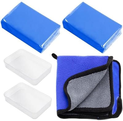 Reinigingsklei voor autolak met doek - Klei Set voor Auto Detailen