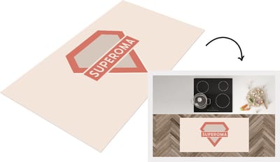 Keukenloper - Loper keuken - Spreuken - Quotes - Superoma - Moeder - 120x60 cm - Keukenloper vinyl