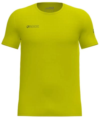 Rock Experience Corp T-shirt Met Korte Mouwen Geel S Man