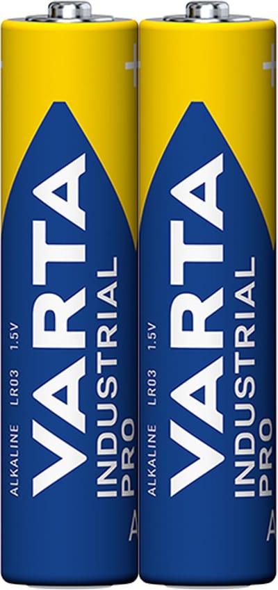 VARTA Industrial Pro batterij AAA Micro Alkaline LR03 2-pack
