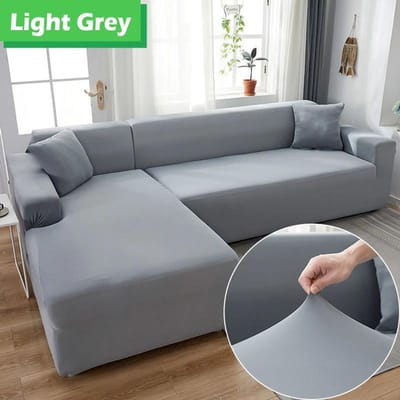 Elastische bankhoes voor woonkamer 1/2/3/4 zits bankhoes L-vormige hoekbankhoes Stretch hoes voor slaapbank fauteuil 1 Seater 90-140cm
