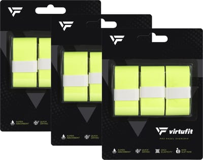VirtuFit Pro Padel Overgrip - Groen - Set van 9 - Vochtabsorberend PU-materiaal