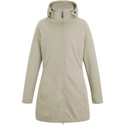 Carisbrooke waterafstotende lange softshelljas met capuchon voor dames