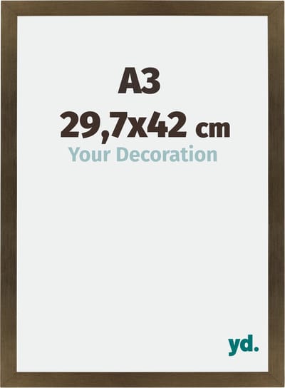 Your Decoration - Fotolijst A3 29,7x42 cm - MDF - Brons Decor - Mura