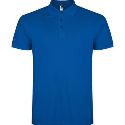 Roly Heren Ster Poloshirt (Koningsblauw)