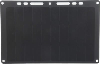 Zonnepaneel - Zonneoplader - Apparaten Laden - Hoge Efficiëntie 24% - 225 x 145 mm - Zwart