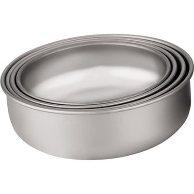 4 stuks lichtgewicht stapelbare kom draagbare enkellaags diner fruitschaal voedselcontainer voor buiten 4pcs S gray