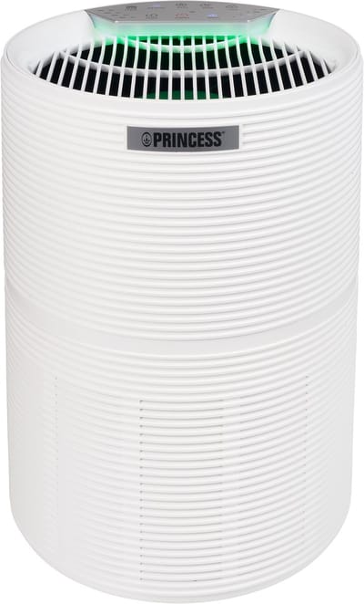 Princess Smart Luchtreiniger 356280 – Air Purifier - WiFi - Werkt tegen Hooikoorts, Allergie, Huisstofmijt, Stof - CADR 280 m³/uur - Vervangbare Hepa 13 filter - Luchtkwaliteit Indicator - App gestuurd - Inclusief Timer en Slaapstand