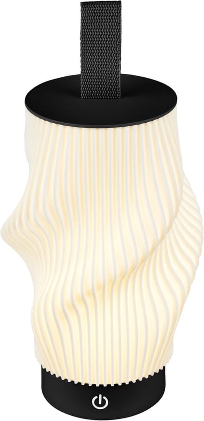 BRILONER Tubi - Tafellamp oplaadbaar - dimbaar - warm wit licht - Ø14x28cm