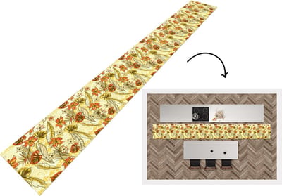 Keukenloper - Keukenmat - Vintage - Bloemen - Bladeren - Hawaii - Patroon - 400x50 cm - Keuken vloerkleed