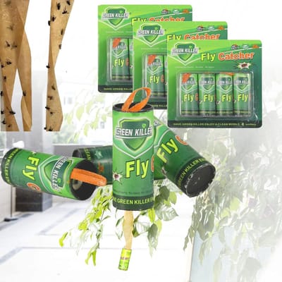 Fruitvliegjes Vanger - Vliegenvanger - Groene/Geel - Super Kleefkracht - Waterdicht - Voor Binnen en Buiten