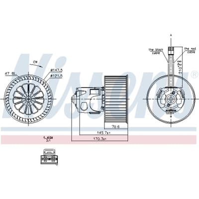 Binnenventilator NISSENS 87242
