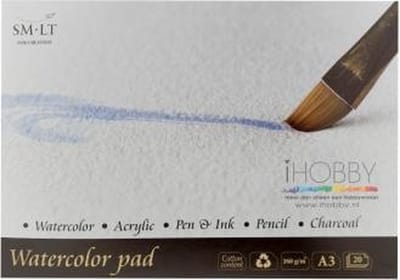 SMLT SMLT Aquarelblok A3 260gr 20 vel