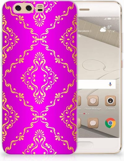 Siliconen Hoesje Huawei P10 Plus Barok Roze