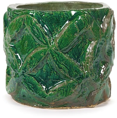 Serax Bloempot-Sierpot Look At Me Bella Silva Groen D 33 cm H 28 cm