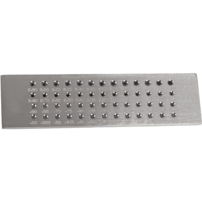 Ronde gaten Draadtekenbord Metalen trekplaat Sieradengereedschap Decoraties Accessoire (0,26-4,1)