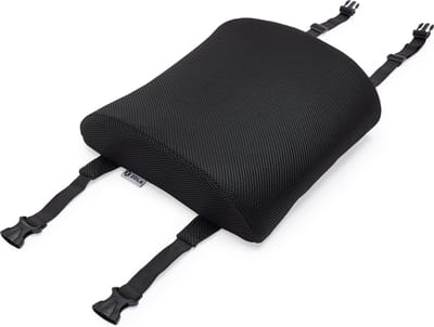 ZOLA Ergonomisch Rugkussen Onderrug – Rugsteun / Lendesteun – Lendekussen voor Auto / Bureaustoel / Stoel – Memory Foam - Rugklachten & Zitcomfort - Zwart