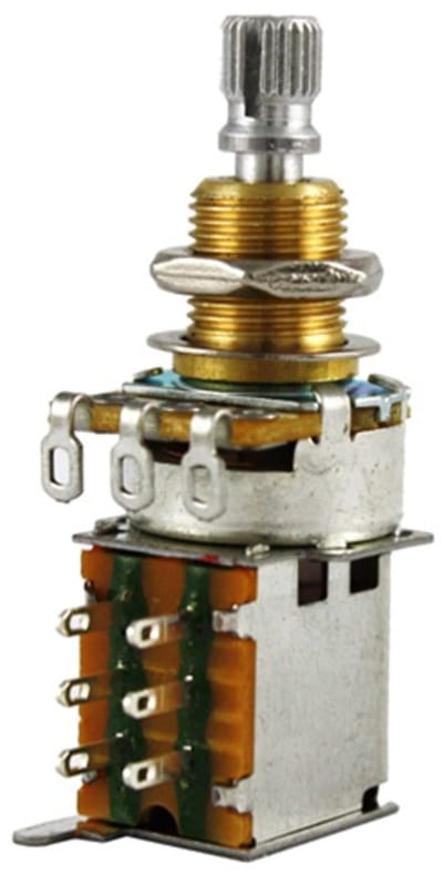 Allparts Push/Push Pot 250K Audio - Potentiometer voor gitaar