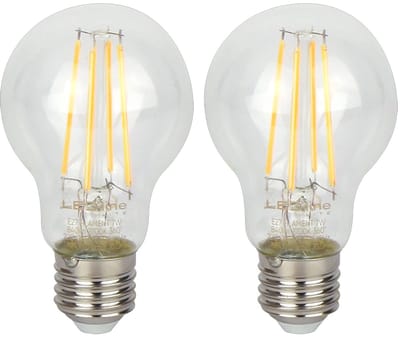 LED line LITE LED Filament Lamp A60 E27 - 7W (vervangt 70W) - 840lm - Ø60mm - 230V - Energiezuinig - 2 stuks