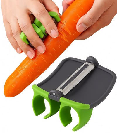 Multifunctionele Ergonomische Handdunschiller Voor Groente & Fruit I Schilgereedschap I Dunschiller I PP & RVS