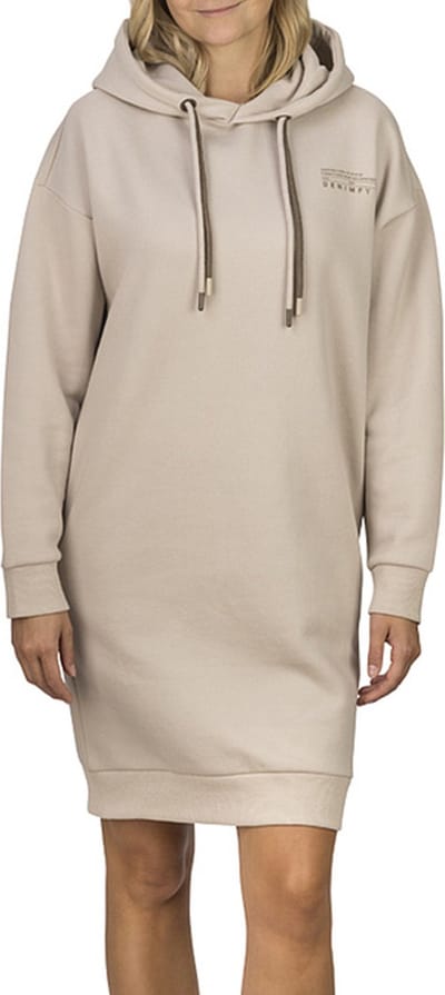 DENIMFY Dames Sweatshirt DFAnna bequem Beige S Volwassenen Sweatjurk - Truijurk