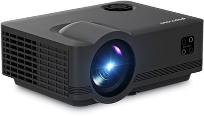 Spoused Beamer - Full-HD - 11.000 Lumen - Streamen Vanaf Je Telefoon Met WiFi - Mini Beamer - Zwart