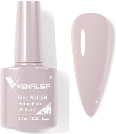 Venalisa UV Gellak Ivoor - 7.5 ml - Donker Ivoren Gellak - Gellac Ivoor - Gellak Kleuren - Venalisa Gellak - Gellak Nagellak