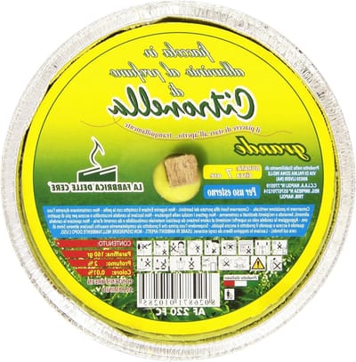 Citronella Fakkel - Tuinfakkel Citronella - Buiten sfeer - Grote variant - 160 g - Aluminium