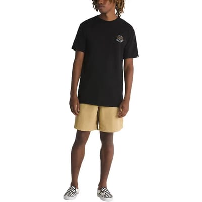 Vans T-Shirt Met Houder En Grafische Print Op De Achterkant, Zwart