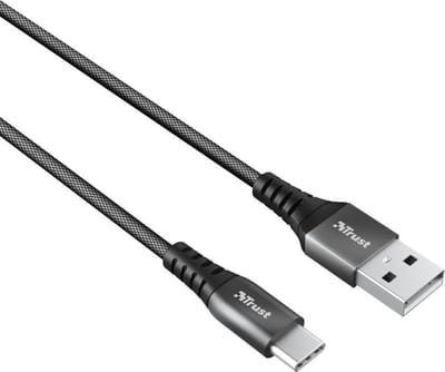 Trust Keyla - USB naar USB-C Kabel - Extra Sterk - 1 Meter