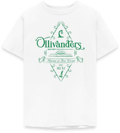 Harry Potter Olivanders Winkel Groen Logo T-Shirt Tiener