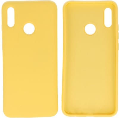 Bestcases Fashion Telefoonhoesje Backcover Huawei P Smart 2019 - Geel