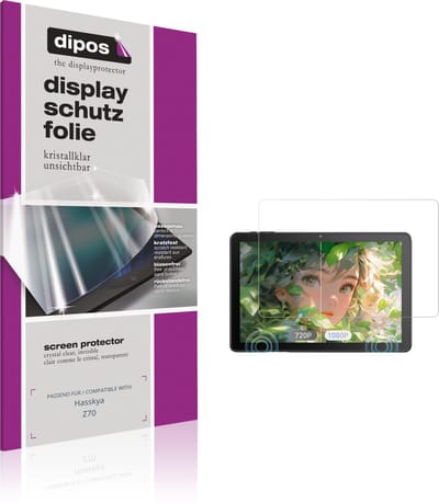 dipos – 2x Beschermfolie geschikt voor Hasskya Z70 | Krasbestendige & heldere Screenprotector Ultra-Thin