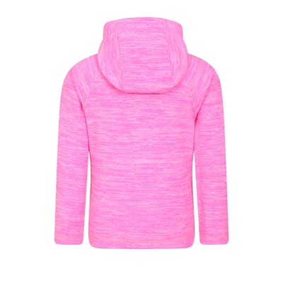 Mountain Warehouse Snowdonia II Full Zip Hoodie Kinderen/Kinderen (Helder Roze)