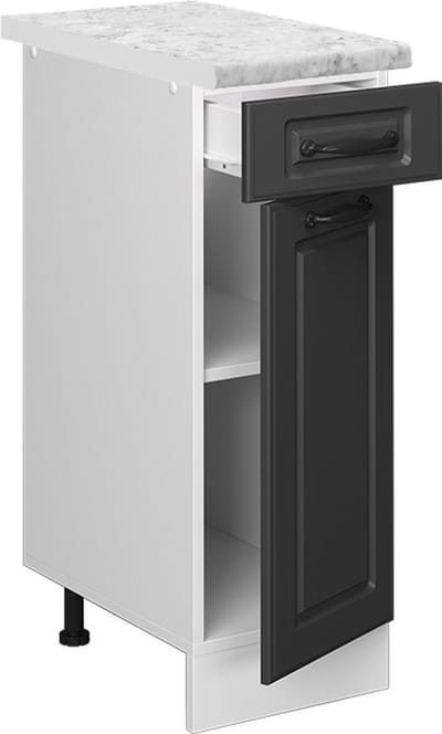 Vicco R-Line Keukenonderkast – 30 cm WB Marmer Antraciet landhuis